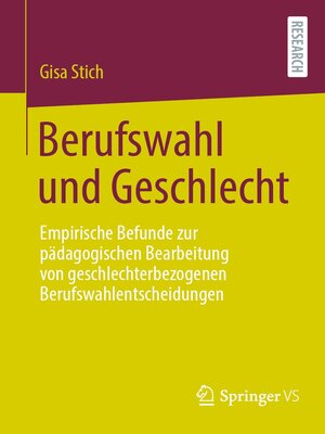 cover image of Berufswahl und Geschlecht